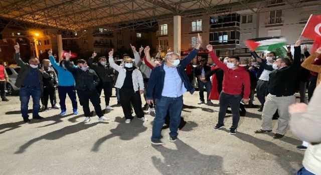 Aksaray'da İsrail'i protesto konvoyu