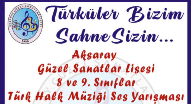 Türk Halk Müziği Ses Yarışması Başlıyor