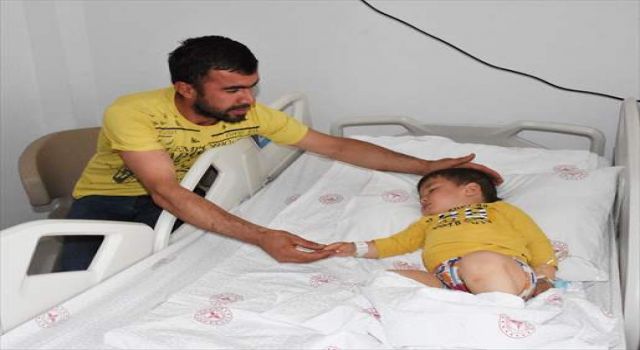 Küçük Yusuf akciğerindeki "fıstık" nedeniyle ölüm tehlikesi atlattı