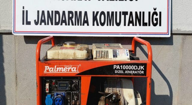 Jeneratör Hırsızı Yakalandı