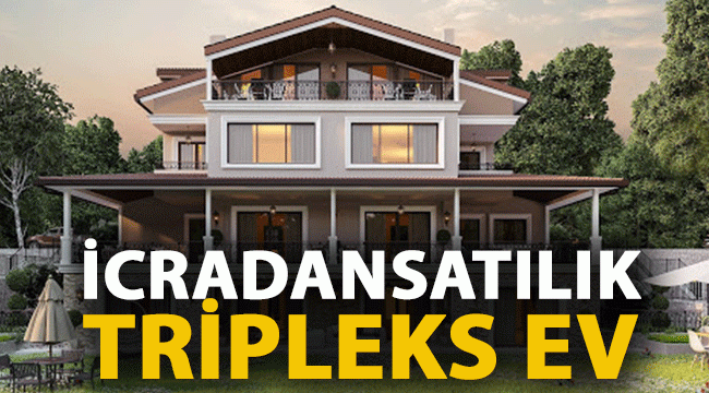 İcradan Satılık Tripleks Ev