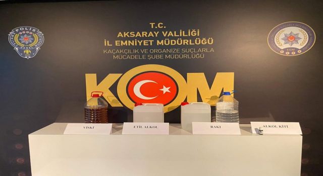 Aratol’da Sahte Alkol Operasyonu
