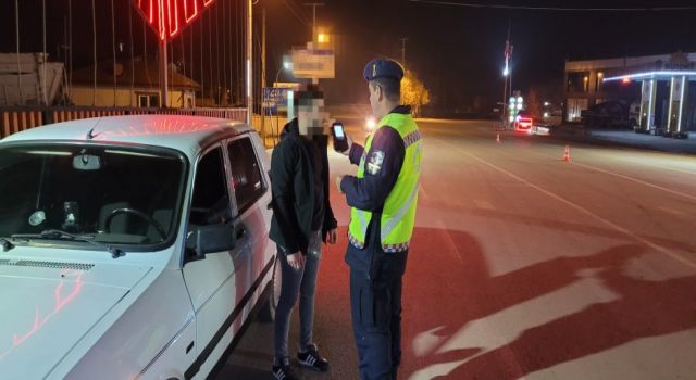 Jandarmadan Trafikte Alkol Denetimi