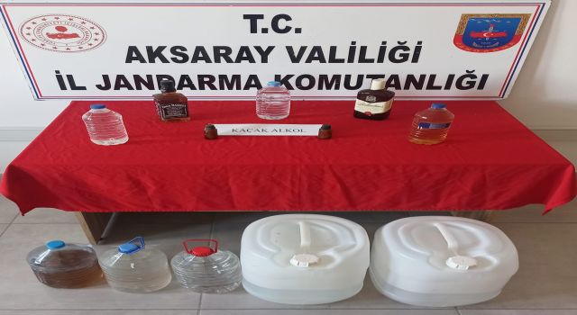 Sahte Alkol Üretenler Jandarmanın Merceğinde