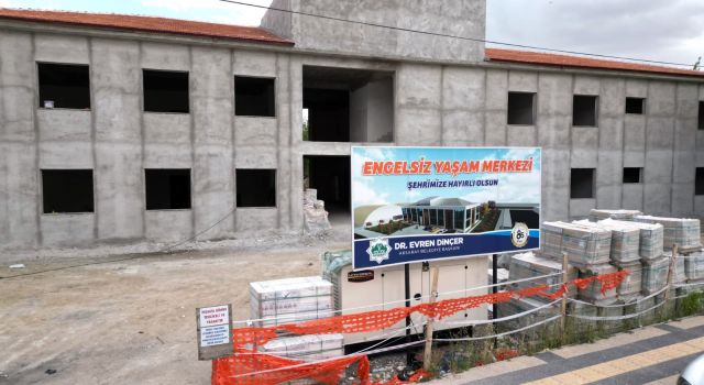 Aksaray’ın Engelsiz Binasında Çalışmalar Sürüyor