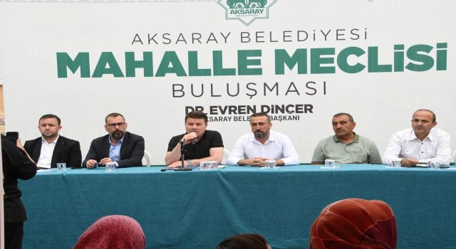 Mahalleliler Sorunlarını Doğrudan Başkan Dinçer’e Anlattı