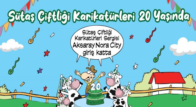 Sütaş Çiftliği Karikatürleri Sergisi Açılıyor