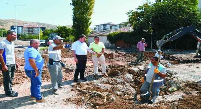 Dinçer Devam Eden Çalışmaları Sahada İnceledi