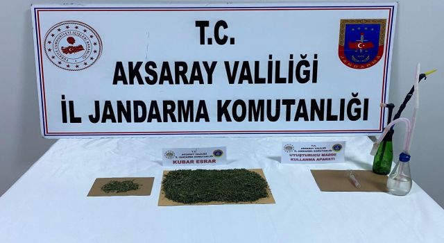 Jandarmadan Ortaköy’de Uyuşturucu Operasyonu