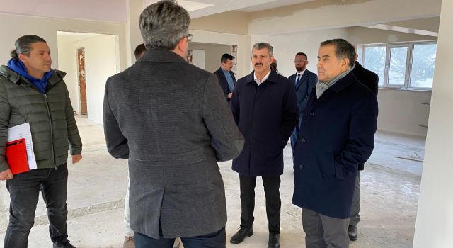 Çalışmaları Yerinde İnceleyip Eksiklikleri Not Aldılar