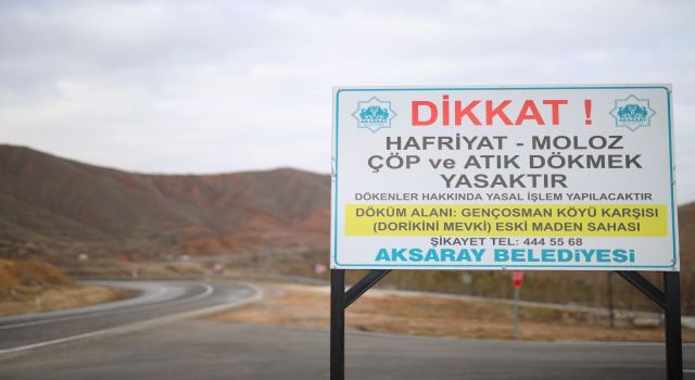 Başkan Dinçer “Çevremizi Temiz Tutalım!”