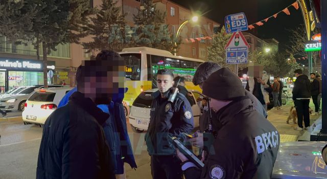 Polis ve Bekçiler,Kafeler Caddesi’ni Denetlendi