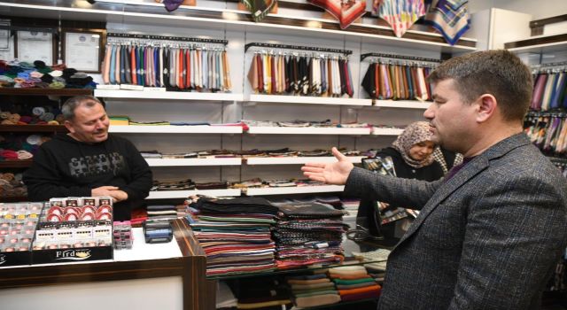 Şehrin En Büyük AVM’sinin Esnaflarından Başkan Dinçer’e Hoş Karşılama