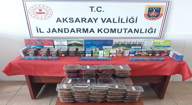 Eskil Jandarmasından Kaçak Sigara ve Tütün Baskını