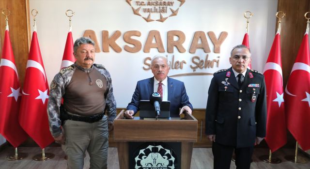 Aksaray Valisi Kumbuzoğlu, 4 Aylık Asayiş Rakamlarını Açıkladı