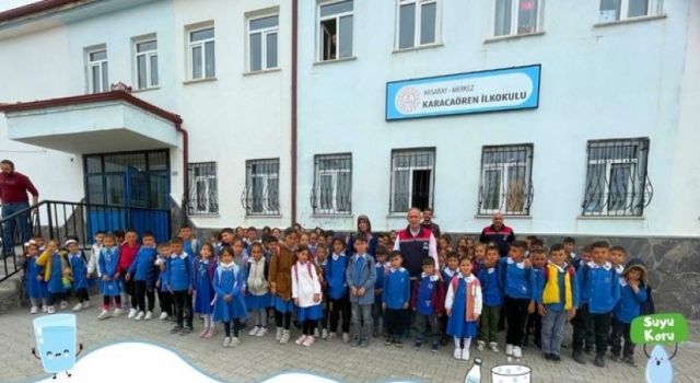 Köylerde Su Tasarrufuna Dikkat Çekiliyor