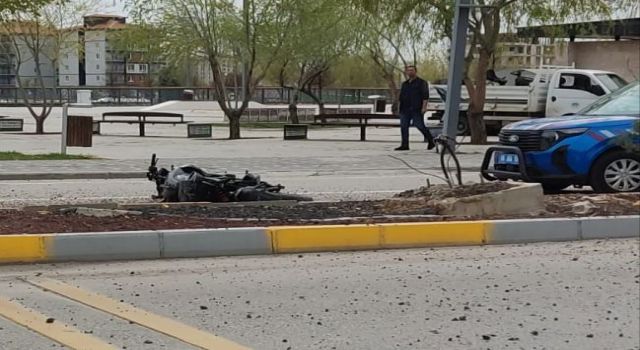 Takla Atan Motosikletli Yaralandı
