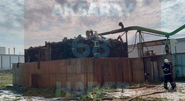 Yağ Fabrikasındaki Yangın Kısa Sürede Söndürüldü