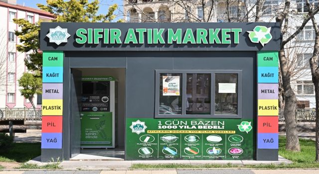 Aksaray Belediyesi Sıfır Atık Market Yoğun İlgi Görüyor