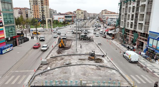 Aksaray Belediyesi Trafik Akışını Rahatlatmak İçin Kavşaklarda ve Yollarda Modern Düzenlemeler Yapıyor
