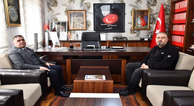 Sanayi ve Teknoloji İl Müdürü’nden Gazeteci Nazmi Çalışkan’a Ziyaret