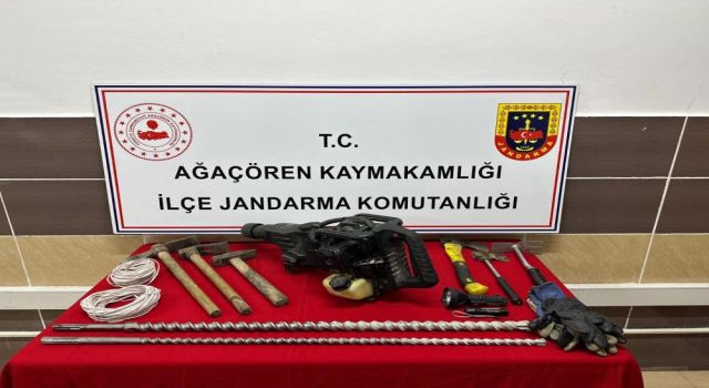 3 Defineci de Ağaçören İlçesinde Yakalandı