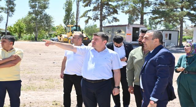 Başkan Dinçer Hobi Bahçeleri Proje Alanında İncelemelerde Bulundu