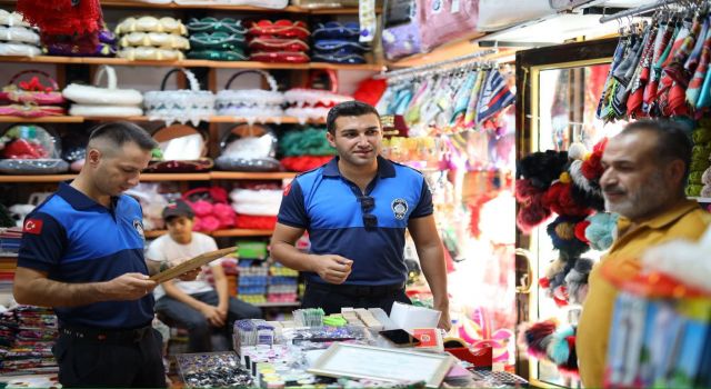 Aksaray Belediyesi Zabıta Ekiplerinden Ruhsat Denetimi