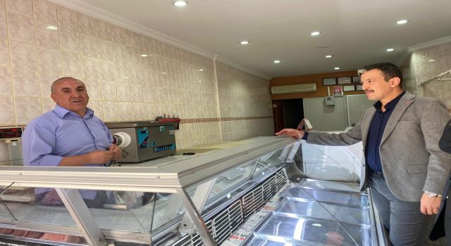 AK Heyetten Esnaf Ziyareti “Her Zaman Yanınızdayız”