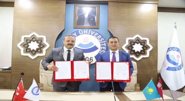 Aksaray Üniversitesi İle Pavlodar Pedagoji Üniversitesi Arasında Mutabakat Zaptı İmzalandı