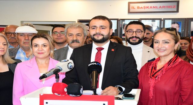 Altınsoy; “Cumhuriyet, Demokrasi ve Adalet İçin İl Başkanlığına Adayım”