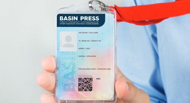 “Basın kartı” Gazetecinin Resmi Kimlik Belgesidir