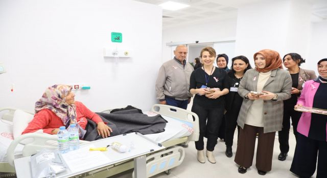 Belediye Başkanı Eşi Merve Dinçer’den Meme Kanseri Farkındalık Ayında Anlamlı Ziyaret