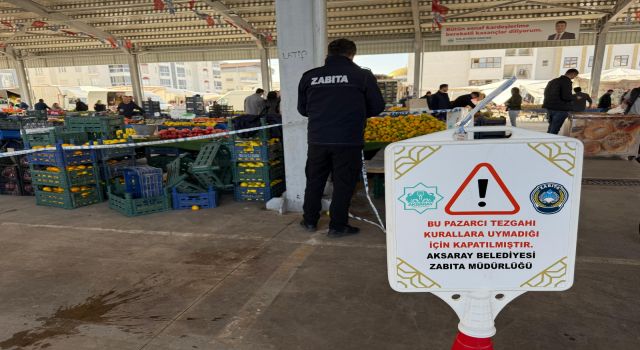 Zabıta Ekiplerinden Semt Pazarlarında Sıkı Denetim