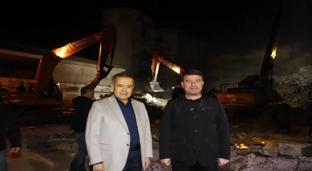 Başkan Dinçer Ve Milletvekili Aydoğdu, TEDAŞ İş Merkezi’nde Başlayan Yıkım Çalışmalarını Yerinde İnceledi