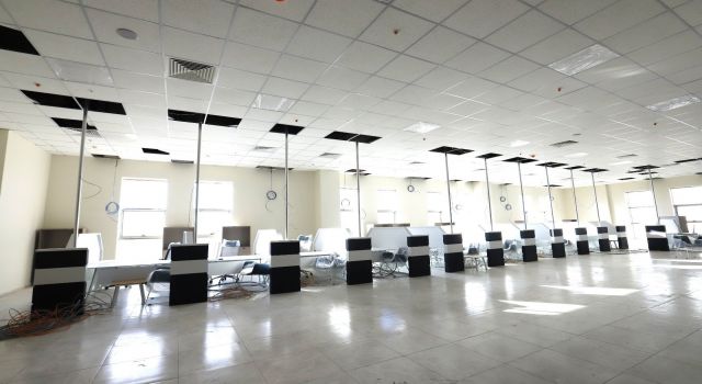 Yeni Belediye Hizmet Binasında Çalışmalar Tamamlama Aşamasına Ulaştı