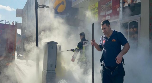 Bankalar Caddesindeki Trafo Paniğe Neden Oldu