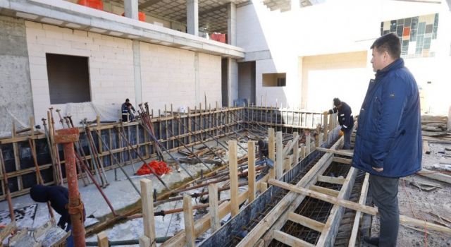 Belediyenin Gençlik Merkezi Projesinde Kaba İnşaat Tamamlandı