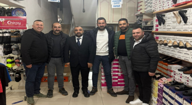 Esnafların Şikâyetlerini İşyerlerinde Dinliyor