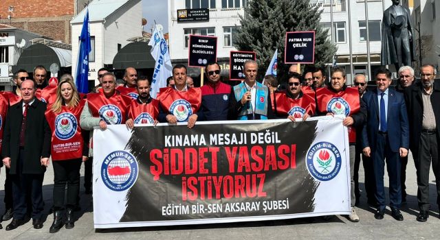 Aksaray’da Eğitimcilerden Ortak Ses: “Artık Söz Değil, Yasa İstiyoruz”