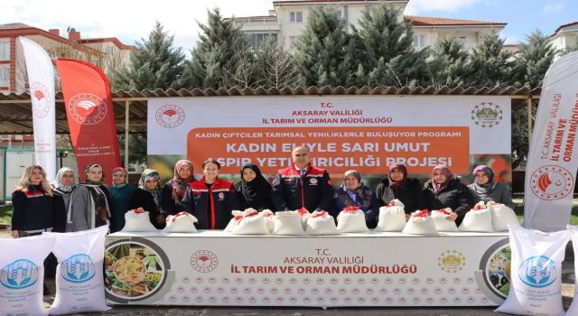 Aksaray’da Kadın Çiftçilere “Sarı Altın” Desteği