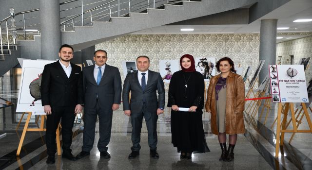 ASÜ’de “Bir Nar Bin Parça” Kolaj Sergisi Açıldı