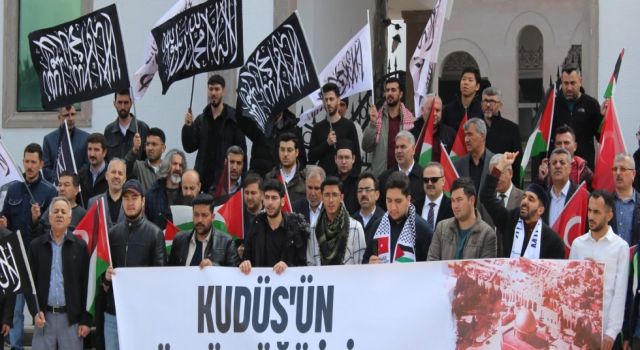 ASÜ’de Öğrencilerden Gazze İçin Basın Açıklaması