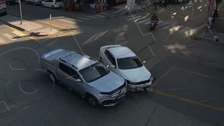 Yaşanan Kazalar Şehir Polis Kameralarında
