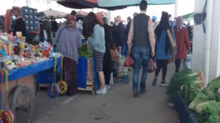 Kapanma Öncesi Halk Pazarı Bereketlendi