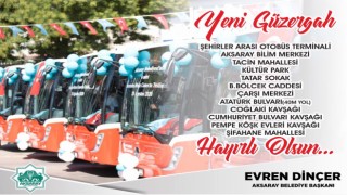 Aksaray Belediyesi Otobüs Güzergahlarına Bir Yenisini Daha Ekledi