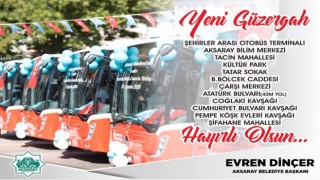 Aksaray Belediyesi Otobüs Güzergahlarına Bir Yenisini Daha Ekledi