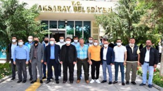 Aksaray Belediye Spor'un Yeni Yönetim Kurulundan Başkan Dinçer'e Ziyaret