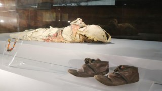 Müzede Sergilenen,9. ve 11. Yüzyıla Ait İnsan ve Hayvan Mumyaları