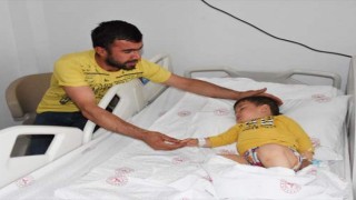 Küçük Yusuf akciğerindeki "fıstık" nedeniyle ölüm tehlikesi atlattı